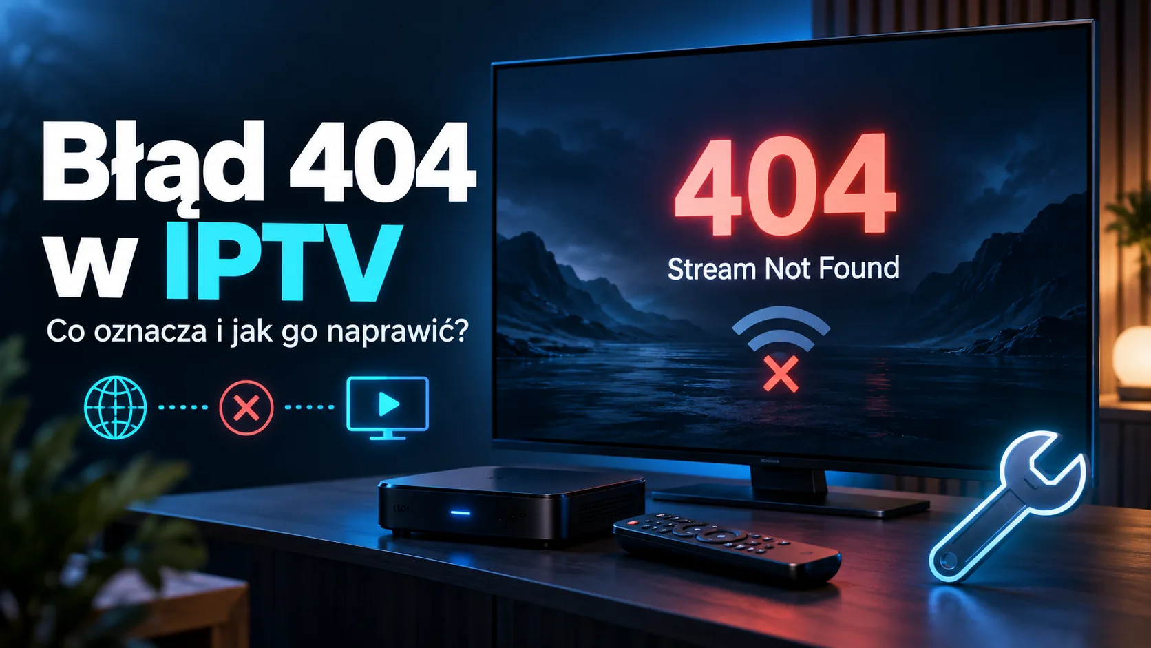 iptv błąd 404 stream not found — Błąd 404 Stream Not Found w IPTV — co oznacza i jak go naprawić?