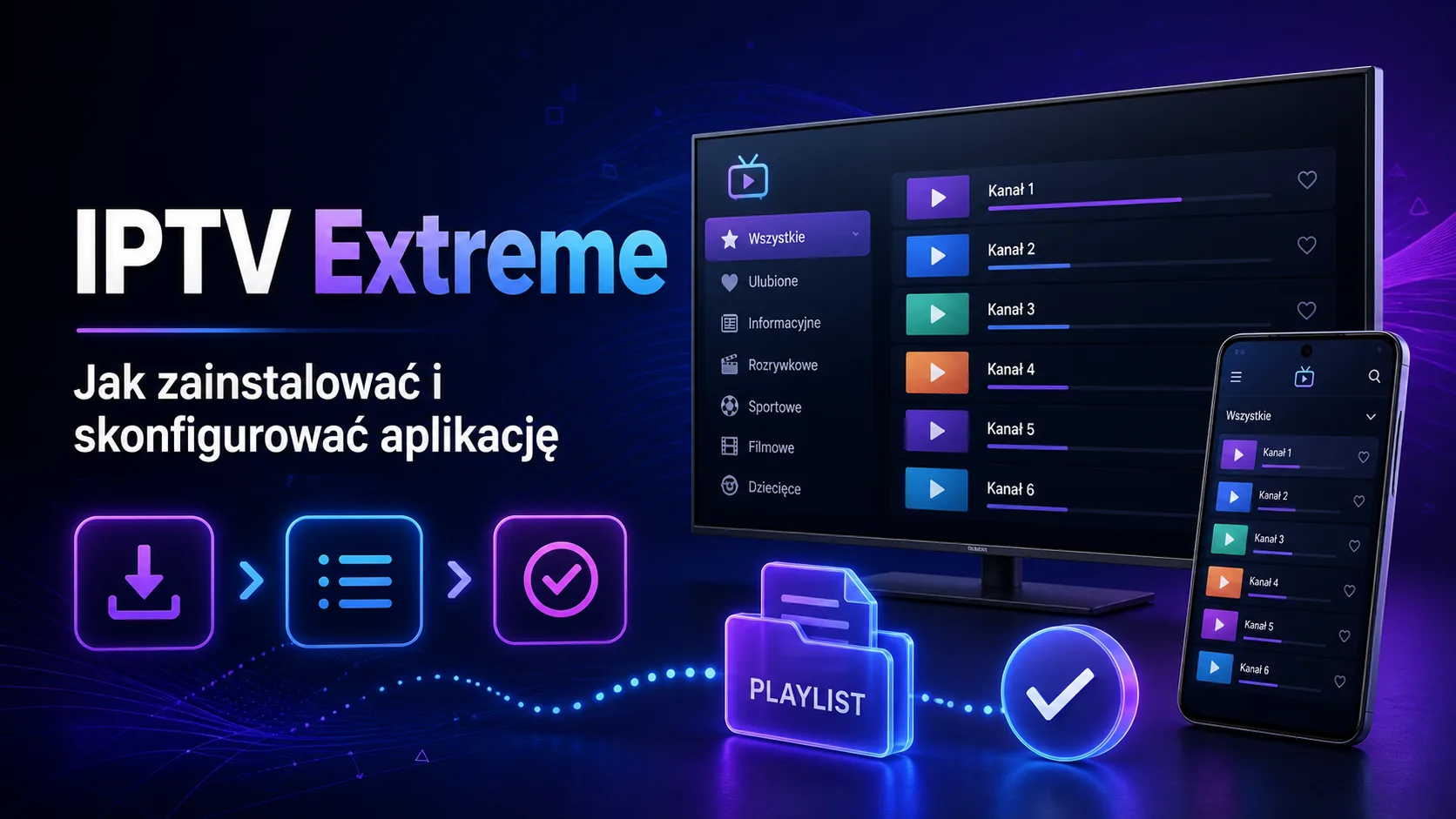 IPTV Extreme — jak zainstalować i skonfigurować aplikację