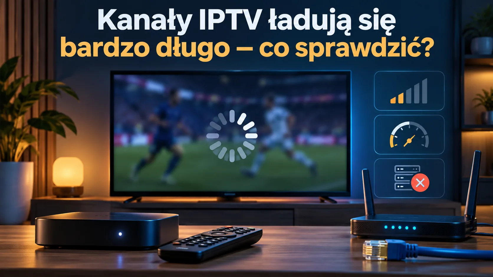 iptv kanały długo się ładują — Kanały IPTV ładują się bardzo długo — co sprawdzić?