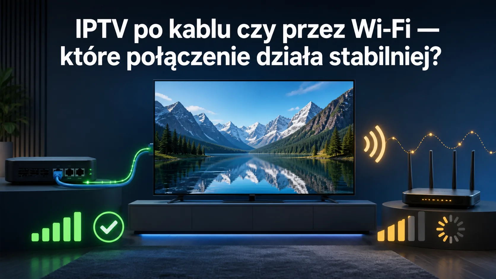 IPTV po kablu czy przez Wi-Fi — które połączenie działa stabilniej?