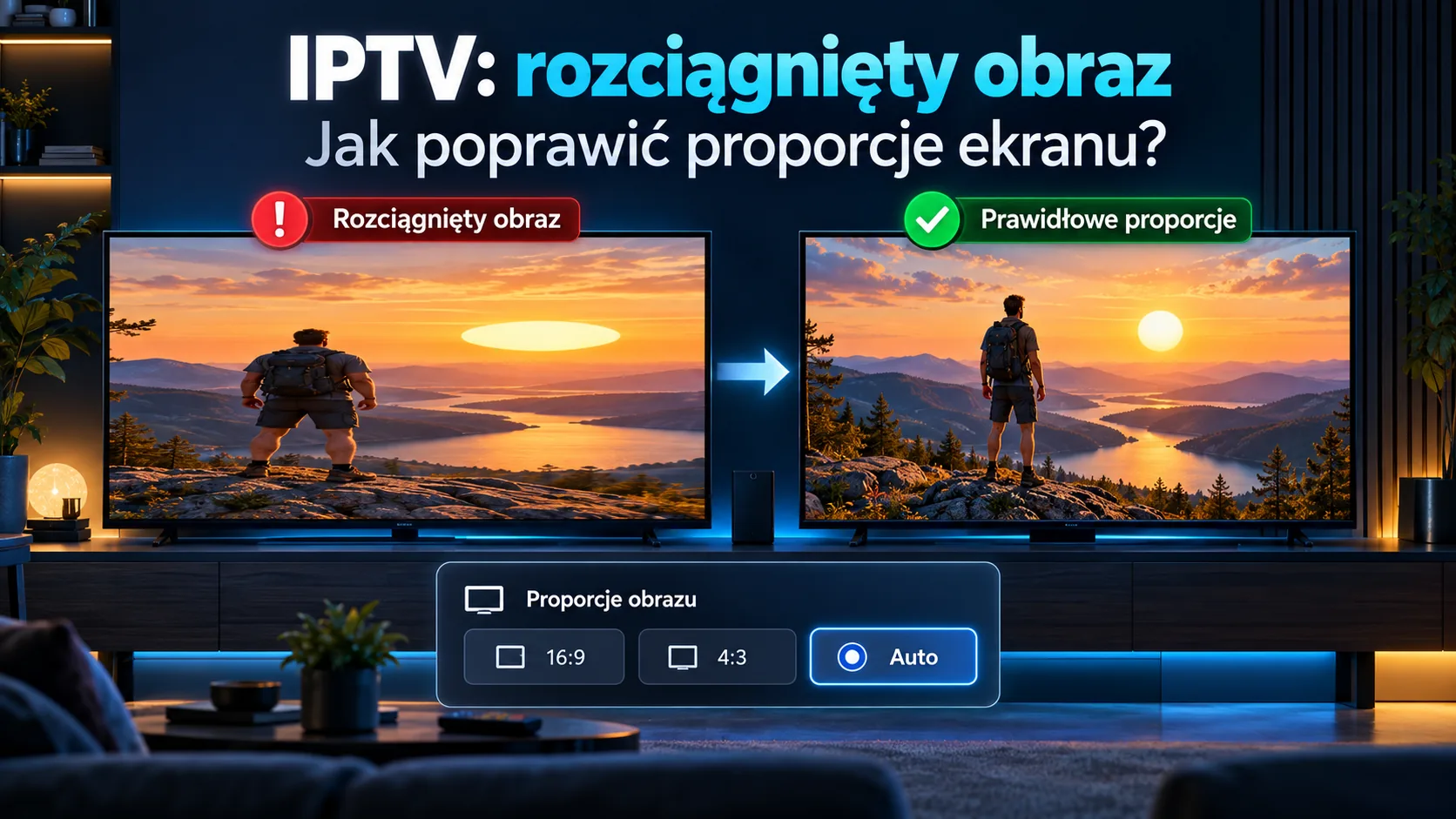 iptv rozciągnięty obraz — IPTV: rozciągnięty obraz — jak poprawić proporcje ekranu?